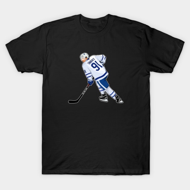 John Tavares Skates The Puck T-Shirt by GuardWall17